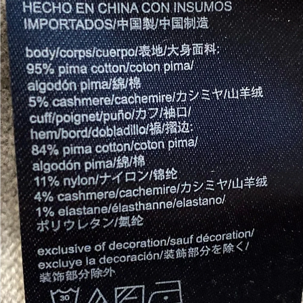 🆕 Tommy Hilfigure XL pullover puma cotton cashmere blend NWT - Picture 6 of 8